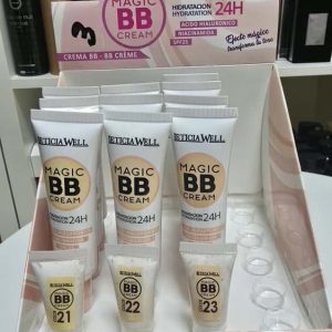 Maquillaje Fluido BB Cream SPF15 efecto mágico Leticia Well
